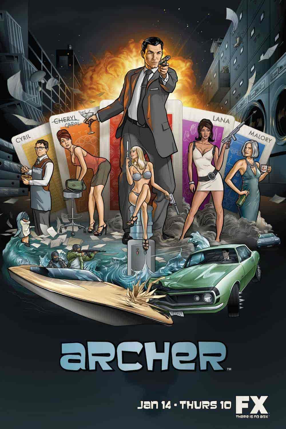 انمي مسلسل Archer الموسم الاول الحلقة 5 الخامسة مترجمة